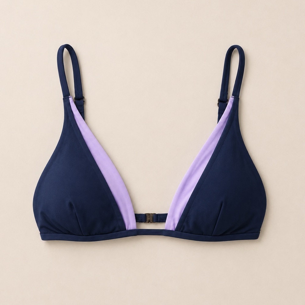 L*SPACE Finneas Bikini Top in Slate & Lily